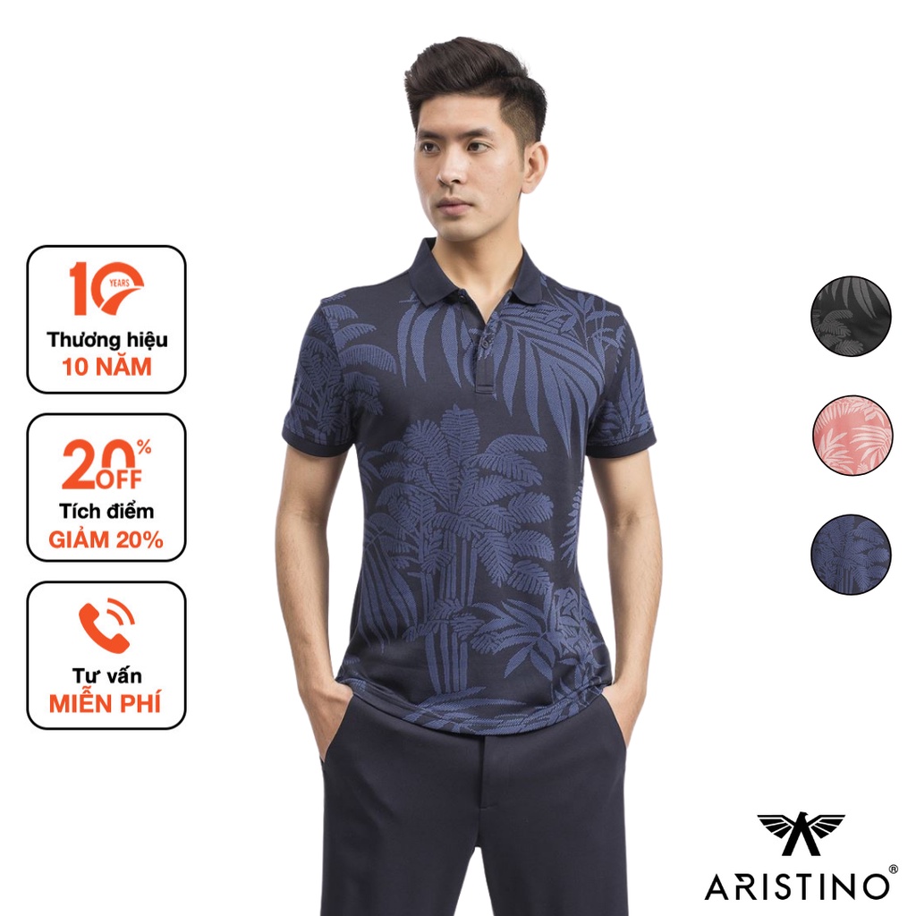 Áo Polo nam Aristino phom dáng slim fit ôm vừa vặn, trẻ trung tôn dáng - APS041S9