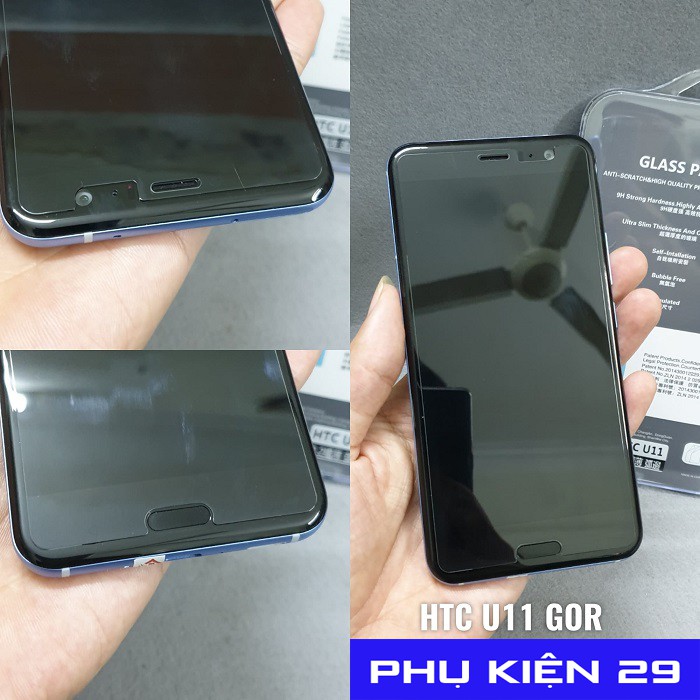 [HTC U11] Kính cường lực cao cấp chống bám vân tay GOR