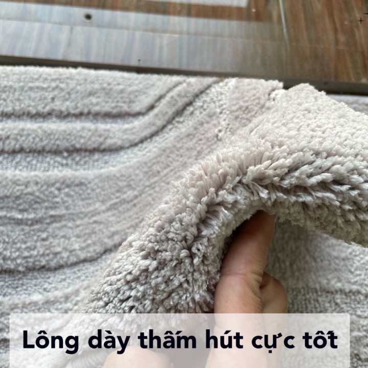 Thảm Chùi Chân Lông Cừu Châu Báu Bedding Thảm Lau Chân Trải Sàn Thấm Hút Cực Tốt