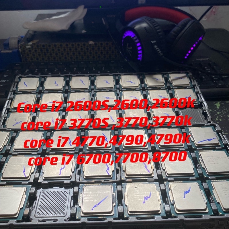 cpu - bộ xử lý core i7 2600S / i7 2600 / i7 3770S / i7 3770 / i7 3770K /4770/ 4770K / 4790 / i7 4790K