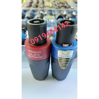 Jack loa speakon, jack cắm loa Neutrik đầu nhựa, bộ 5 chiếc