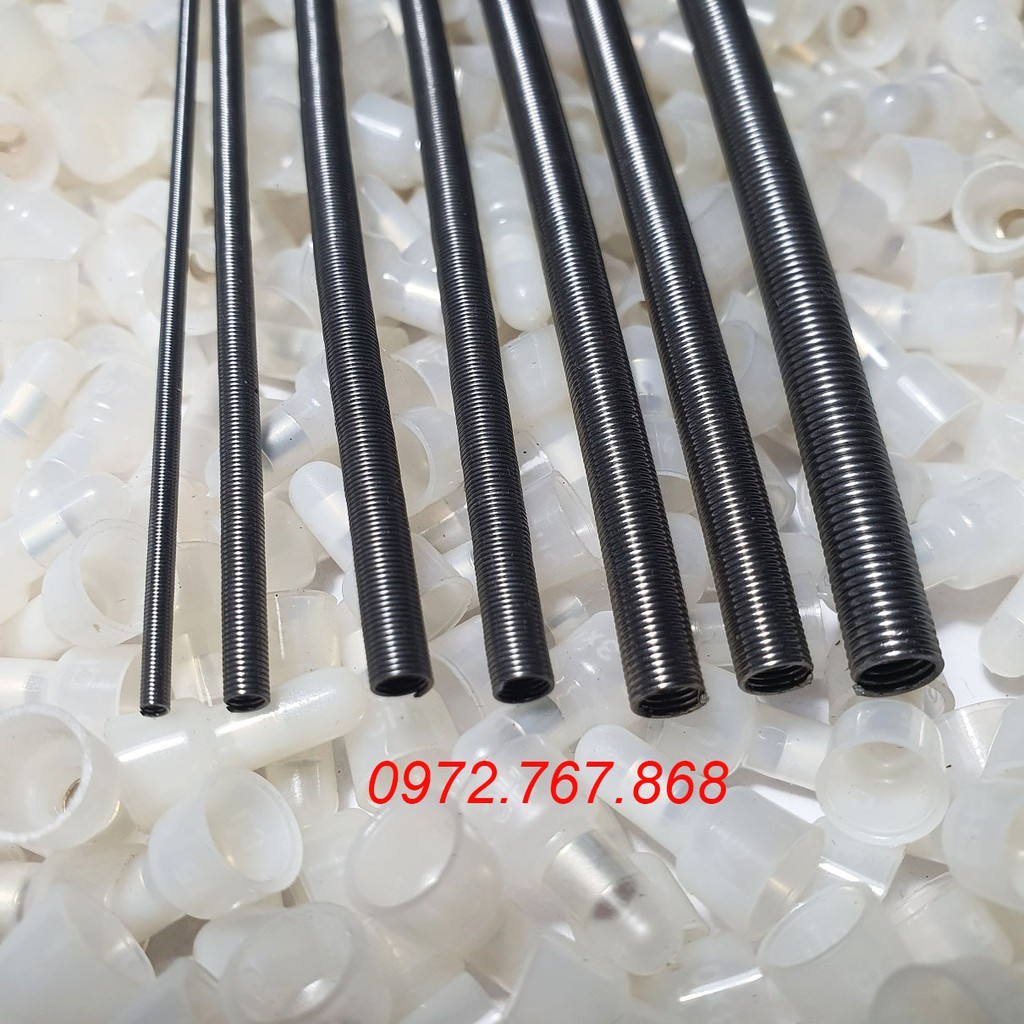 Lò xo kéo, đường  kính ngoài 2-3-4-5-6-8-10-12mm dài 200mm