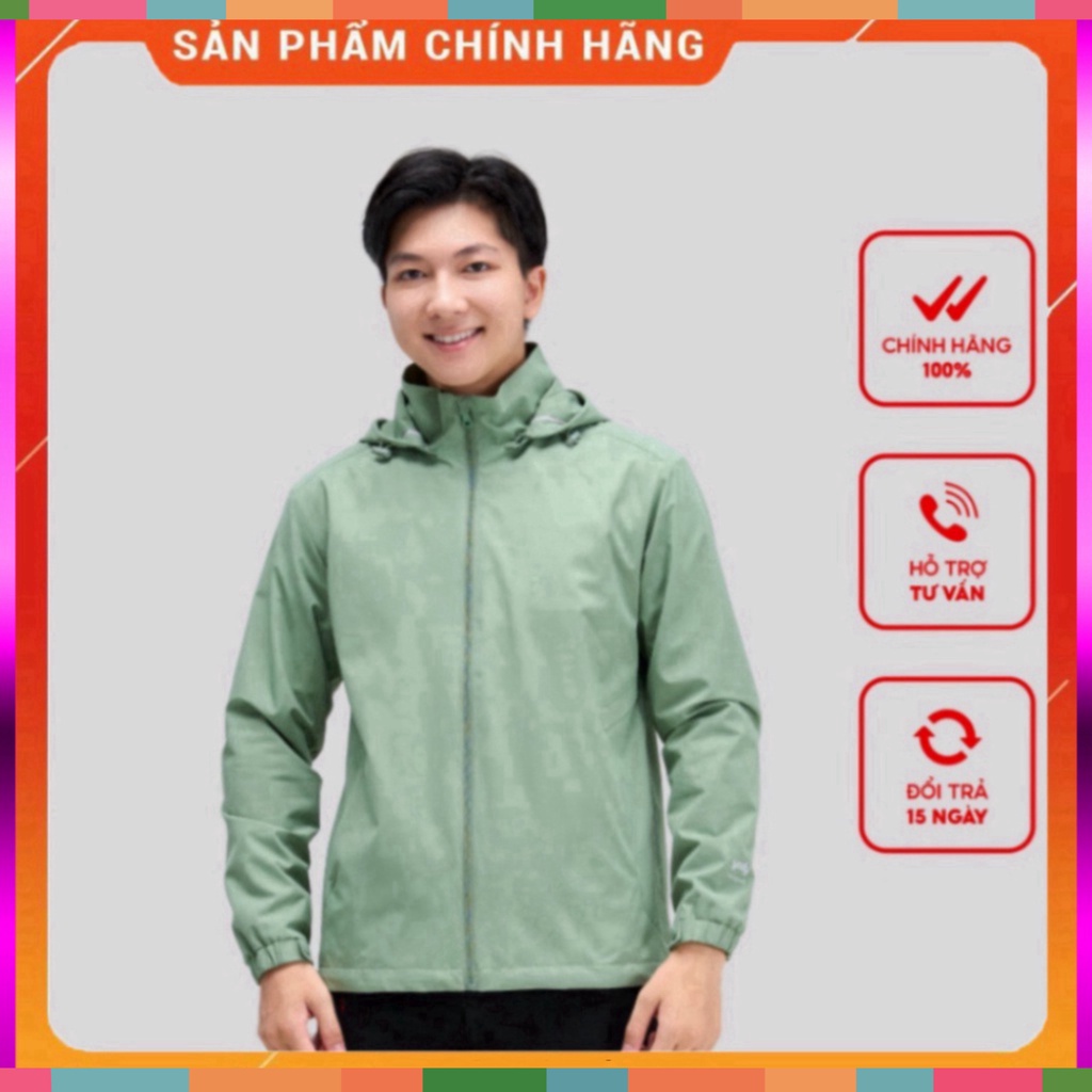 Áo gió YODY nam súp sườn thể thao 2 lớp năng động có mũ AKM4029 (giá sale hot) ( hot sale )