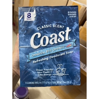 LỐC 8 CỤC XÀ PHÒNG TẮM COAST 8x113G NHẬP MỸ