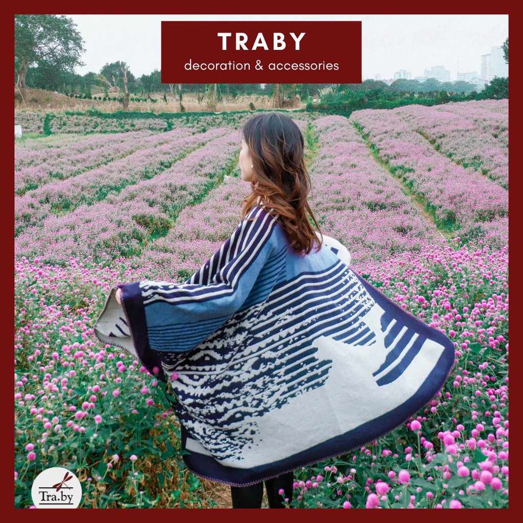 Áo choàng họa tiết ngựa vằn | BigBuy360 - bigbuy360.vn