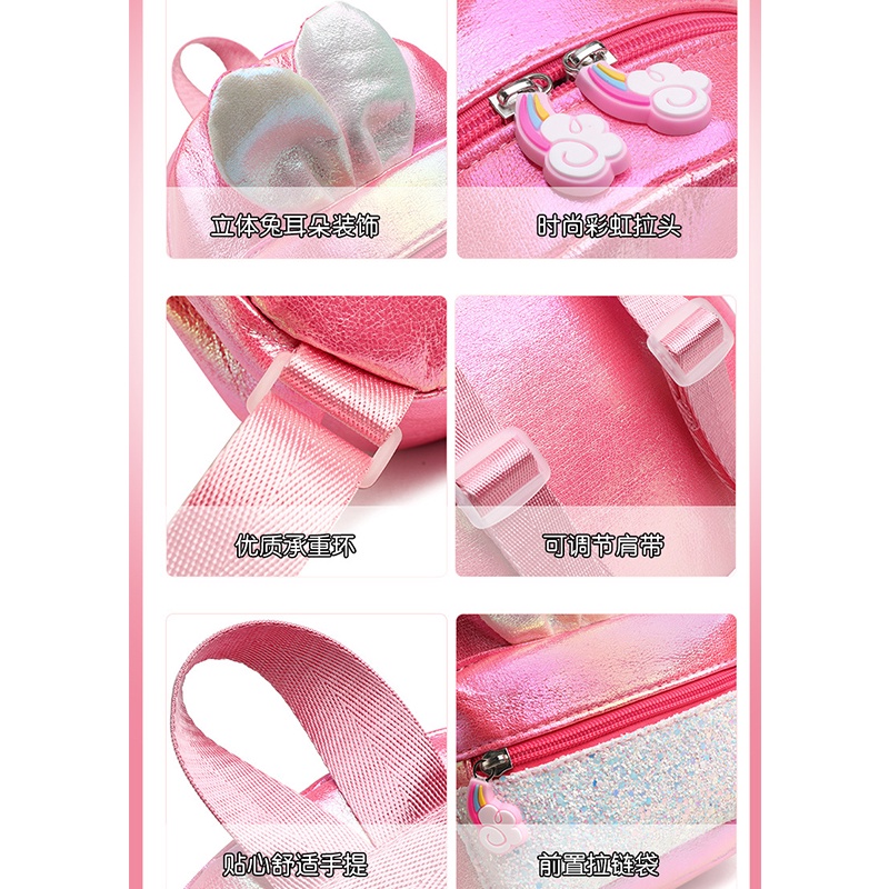 Túi Đeo Chéo Oxford Hình Hoạt Hình Frozen Cho Bé Gái