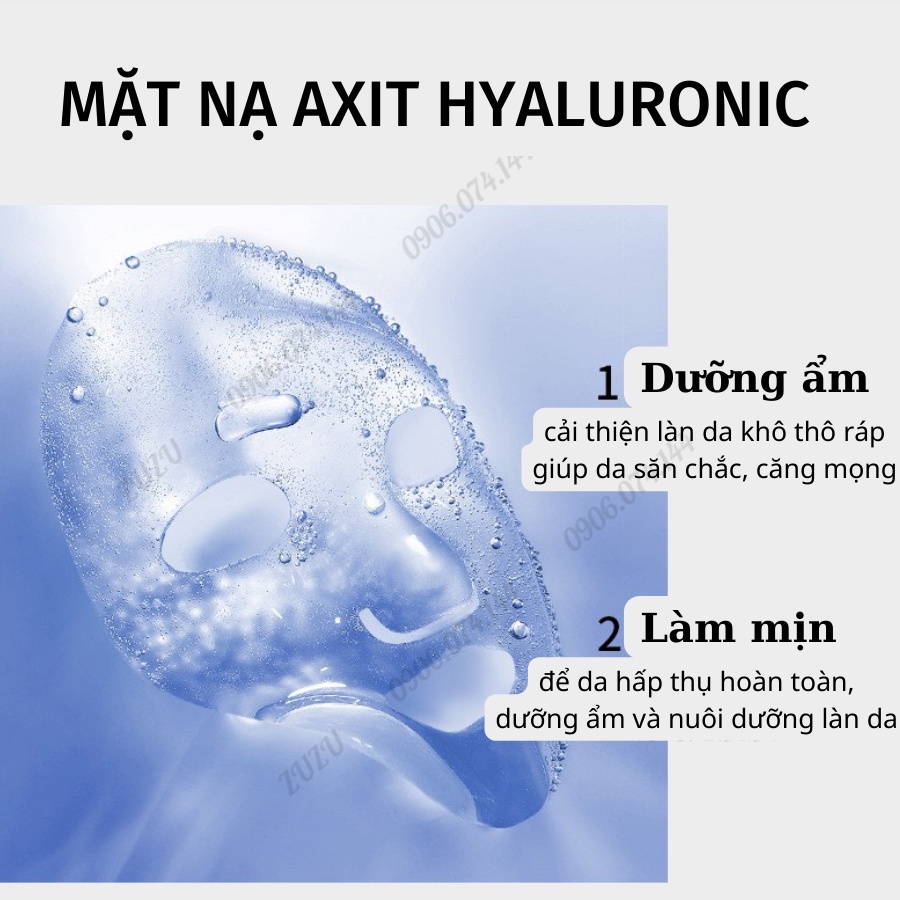 [COMBO 10] Mặt nạ dưỡng trắng, Mặt nạ dưỡng da Hyaluronic Acid Images