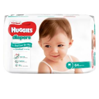Tã dán huggies Platinum S82, M64, L54