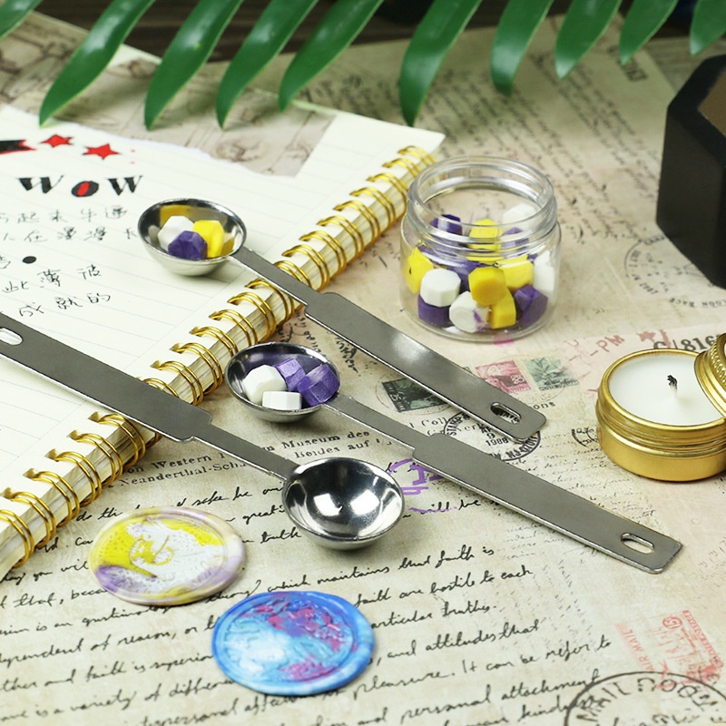 Muỗng Dùng Sáp Đóng Dấu Niêm Phong Thư Họa Tiết Độc Đáo