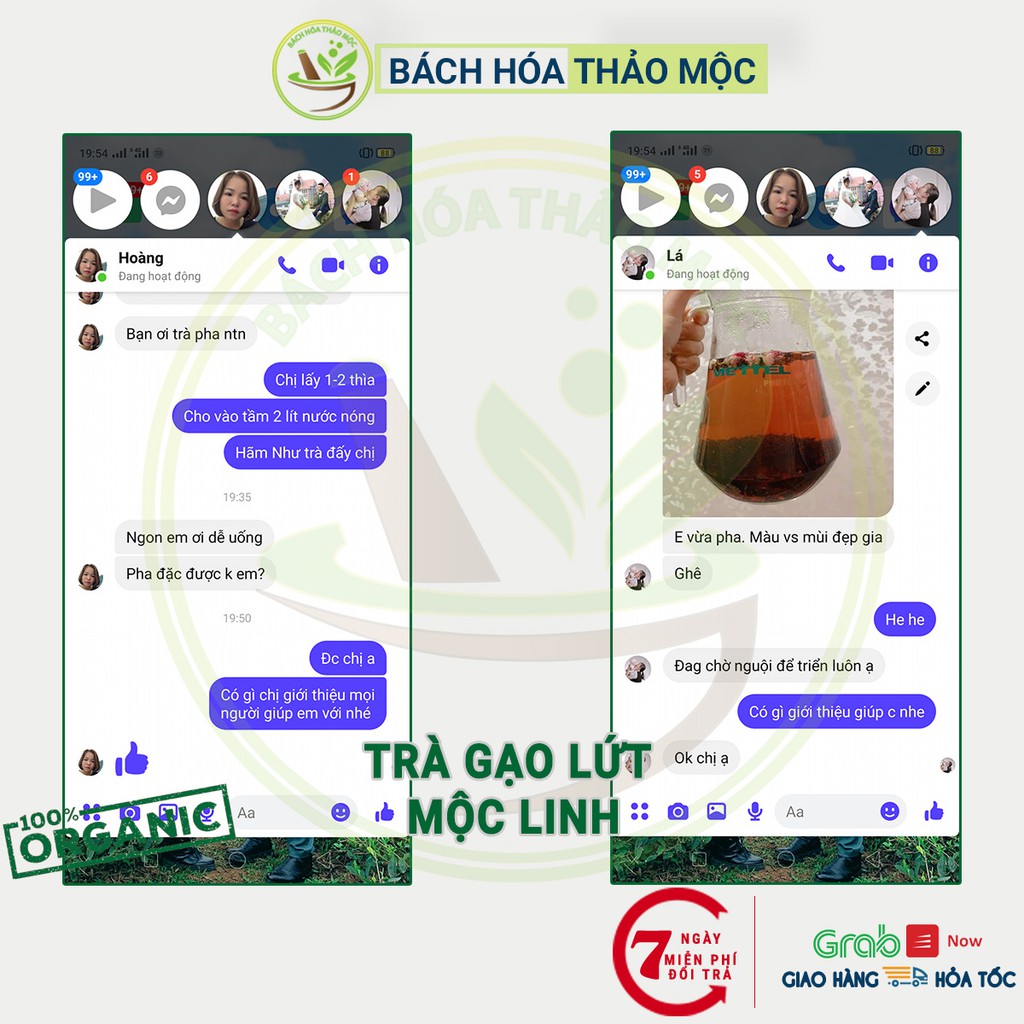 [Tặng 10 túi lọc] Trà Gạo Lứt Đen Đẹp Dáng Cho Mẹ Lợi Sữa Cho Con. 8 Nguyên Liệu Rất Tốt Cho Sức Khỏe. Hộp 600Gr