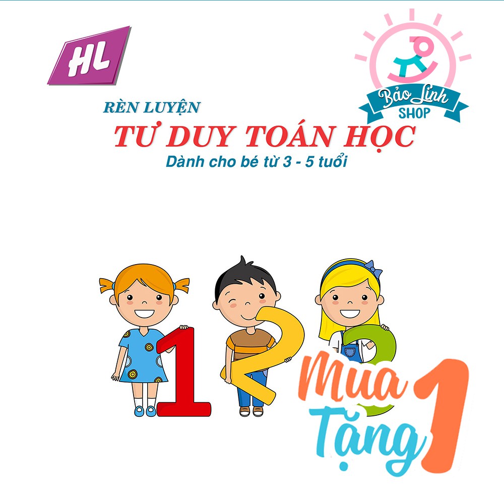 HL Làm quen với toán học - Học về số và lượng - Cộng trừ, thêm bớt - Phát triển tư duy cho bé từ 4-5 tuổi