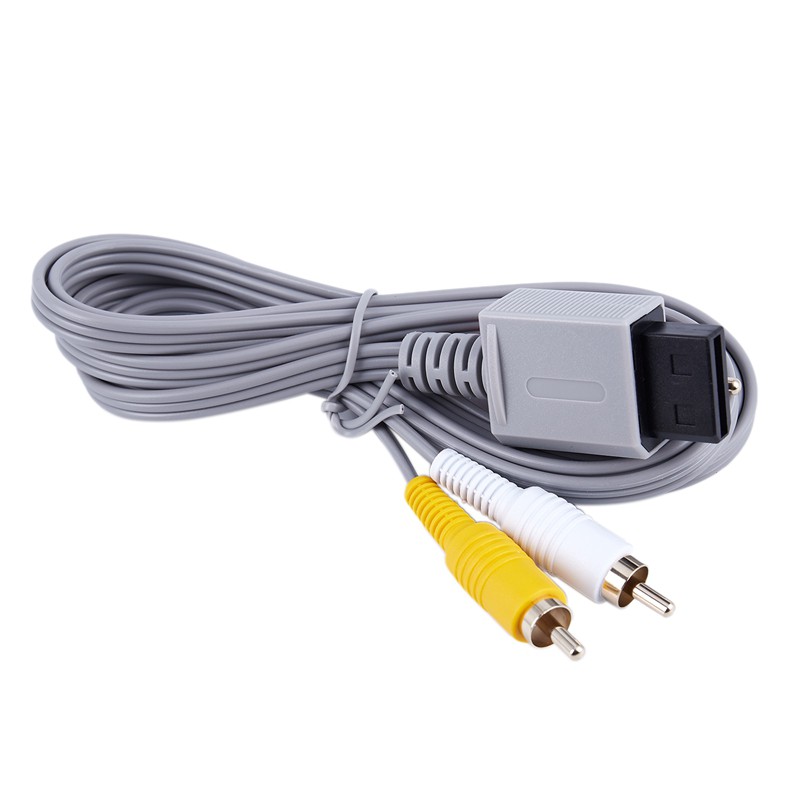 (Đang Bán) Bộ Thiết Bị Kết Nối Âm Thanh Và Video Av 3rca Cho Máy Game Nintendo Wii