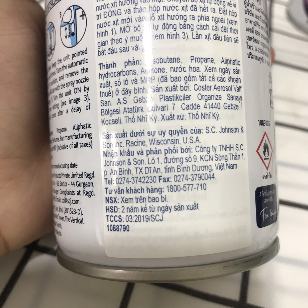 LÕI MÁY XỊT PHÒNG TỰ ĐỘNG GLADE THÁI LAN 175ML