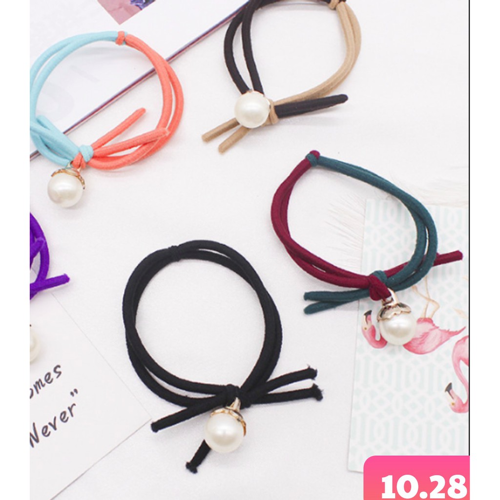 combo 10 cột tóc đủ màu như hình lun. mix màu dễ thương. giá 39k/10 cái cột tóc xinh.