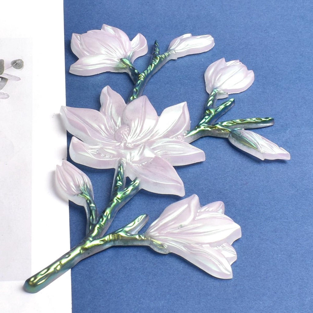 Khuôn Làm Đất Sét Thủ Công Hình Cành Hoa Thanh Lịch