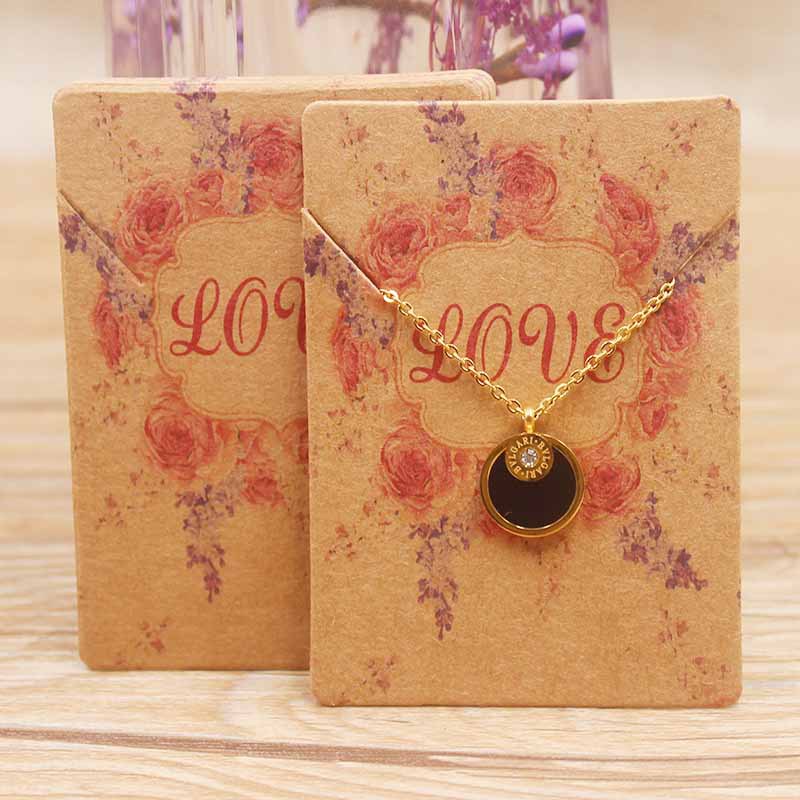 Set 100 Thẻ Giấy In Màu Kích Thước 5*7cm Trang Trí