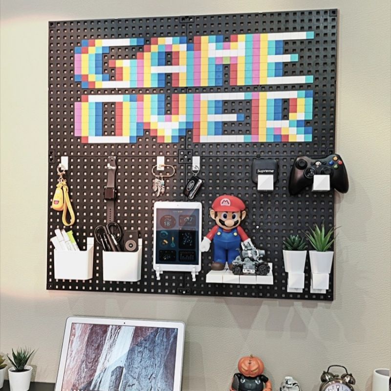 Bảng pegboard treo tường đa năng chủ đề cho Gamers