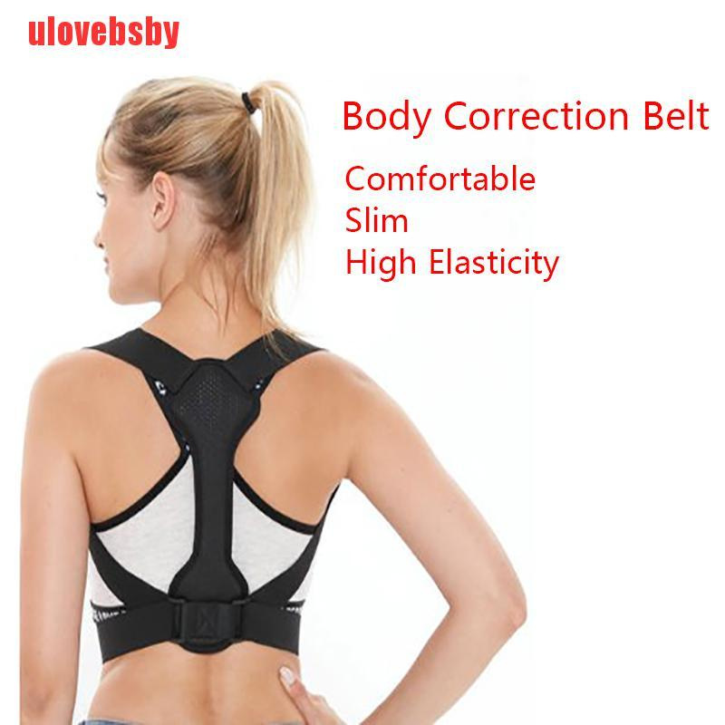 [ulovebsby]1×Posture Corrector For Women Men Back Support Upper Shoulder Brace Straightene