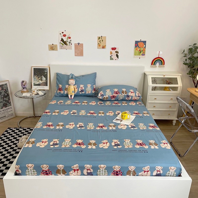 Ga chun + 2 vỏ gối poly cotton m6-m8-2m | BigBuy360 - bigbuy360.vn