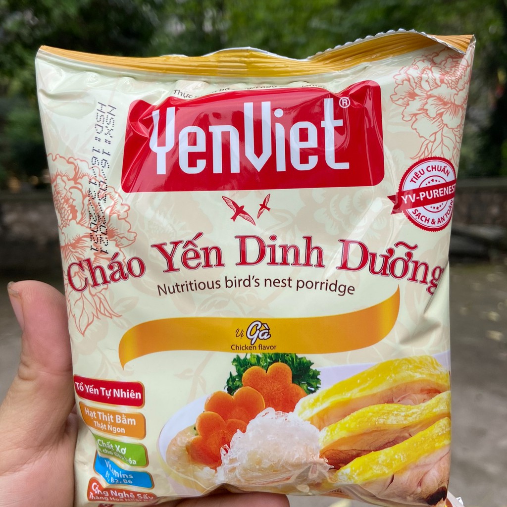 COMBO 5 GÓI  CHÁO YẾN DINH DƯỠNG YẾN VIỆT 50G