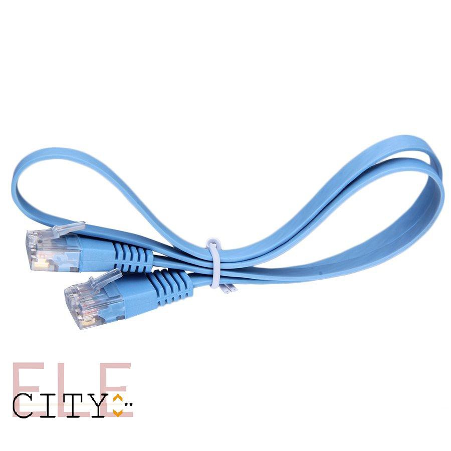 1 Dây Cáp Mạng Lan Rj45 Cat6 8p8c 0.5m Màu Xanh Dương