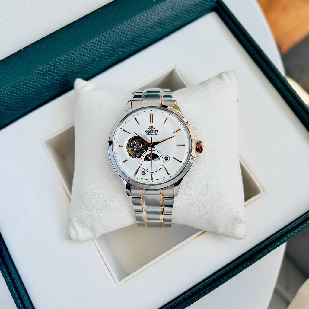 Đồng hồ Nam Orient Bambino Sun & Moon RA-AS0101S10B