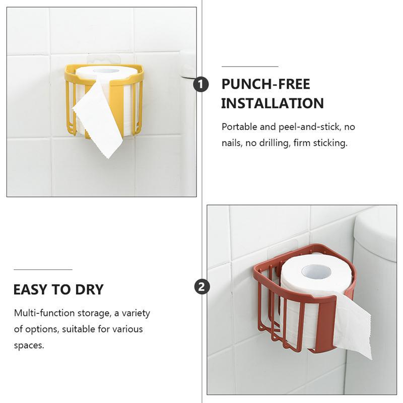 Giá Đỡ Cuộn Giấy Vệ Sinh Gắn Tường Tiết Kiệm Không Gian