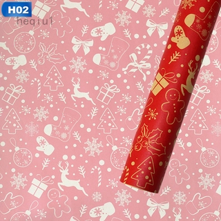Heqiu1 Liyonghjui Qilong1 Fm011700 Giấy Gói Quà Giáng Sinh Phong Cách Retro