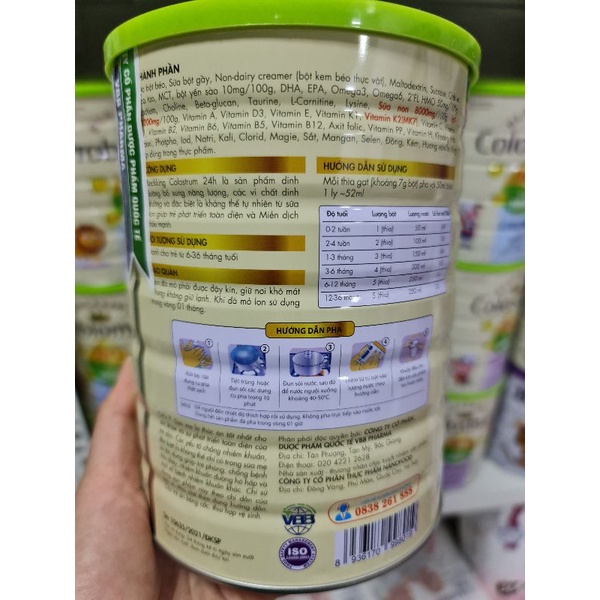 Sữa blackking colostrum 24h pedia lon 900G date mới