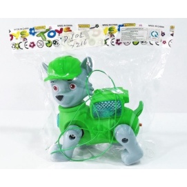 Đồ chơi chó cứu hộ PAW TROL dắt dây chạy pin đèn nhạc cho bé