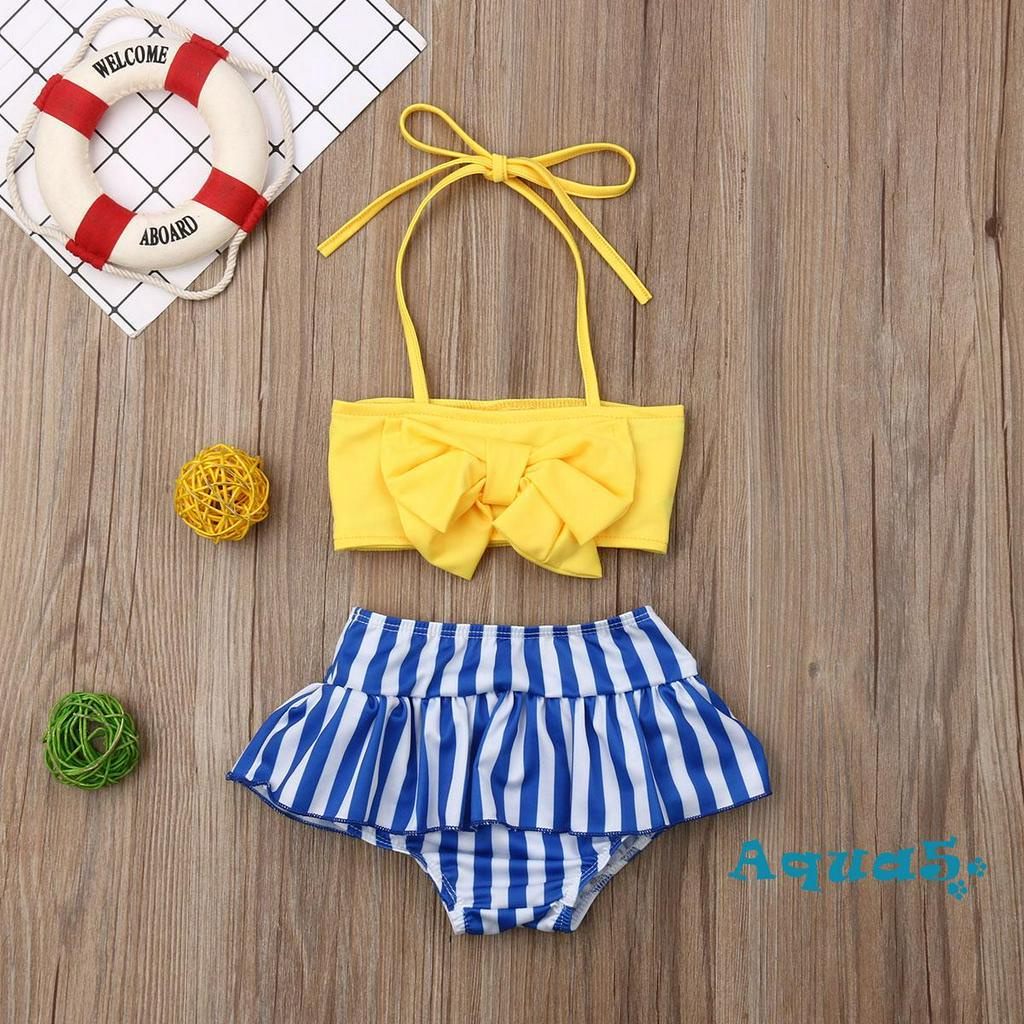 Bộ Đồ Tắm 2 Mảnh Quyến Rũ Cho Bé Gái