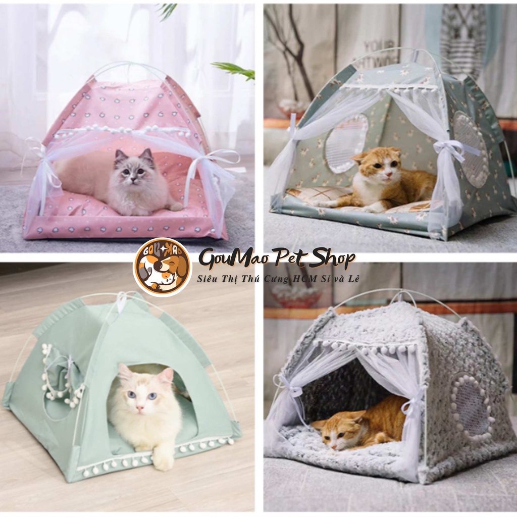 Lều Ngủ,  Nhà Ngủ Có Thể Tháo Rời Dễ Dàng Vệ Sinh Cho Thú Cưng Chó Mèo - GOUMAO PET