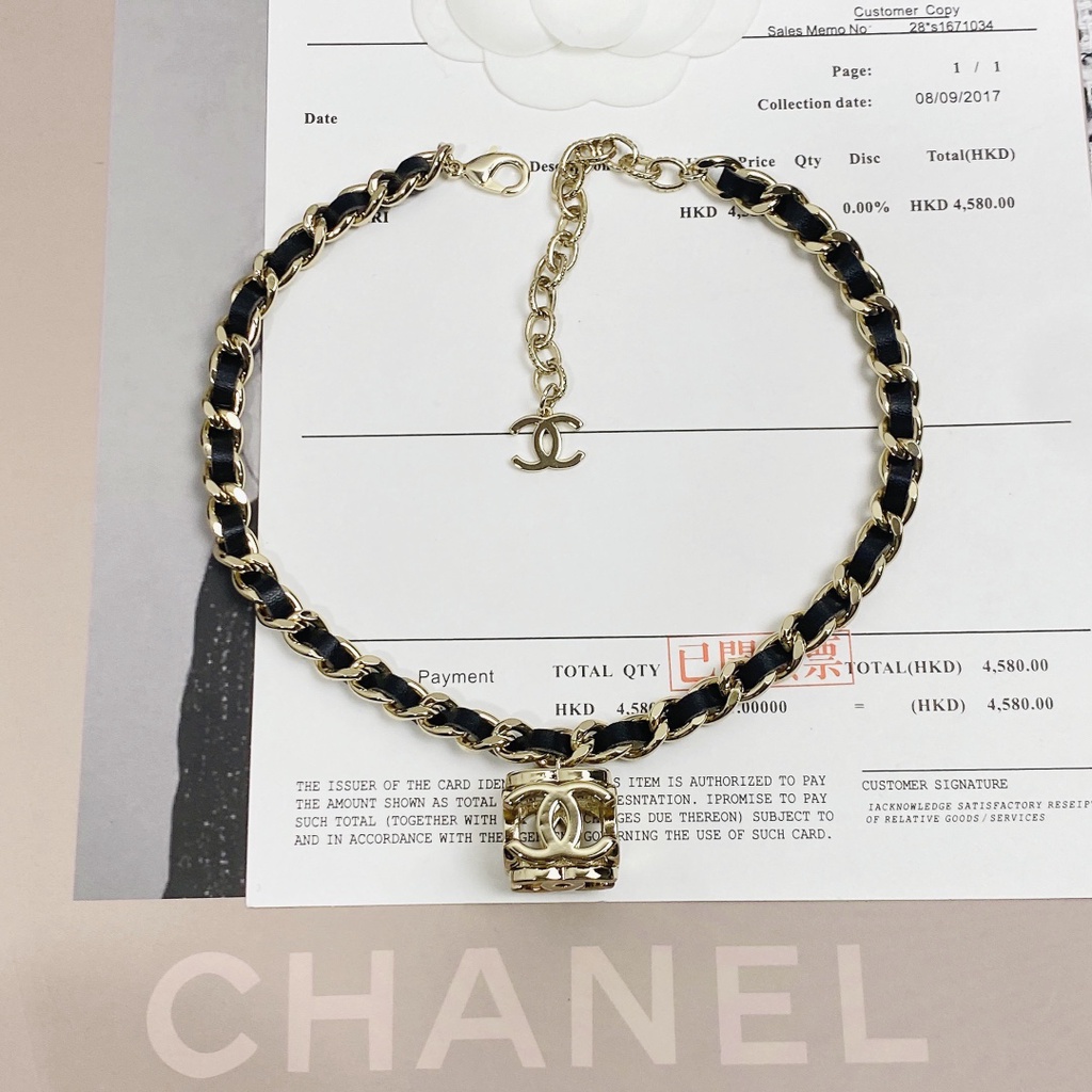 Dây chuyền 𝐶ℎ𝑎𝑛𝑒𝑙 CN cao cấp phong cách unisex thời thượng