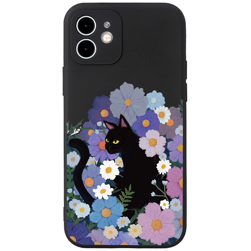 Ốp lưng JURSUE ngộ nghĩnh hoạt hình dễ thương đẹp cho iPhone 13 12 11 Pro Max SE 2020 X XR XS 8 7 ip 6S 6 Plus kute Y1945