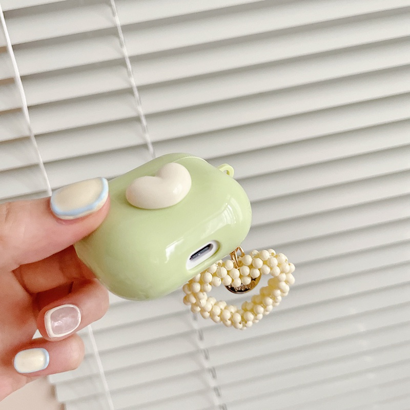 Vỏ Bảo Vệ Hộp Sạc Tai Nghe Lenovo Thinkpadplus Liveods LP40 TWS Lenovo LP40 Hình Trái Tim/Mèo Đáng Yêu Kèm Móc Treo