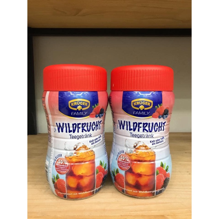 Trà cốm Kruger vị dâu tây & mâm xôi, vị táo thơm ngon hàng chuẩn Đức - Nutripooh