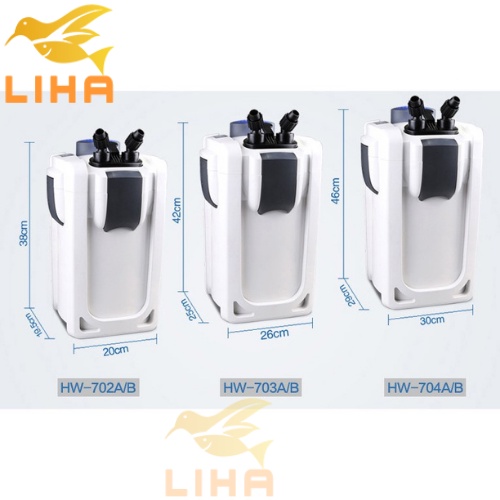Lọc Thùng SunSun HW704A - Máy Lọc Thùng Bể Cá Thủy Sinh