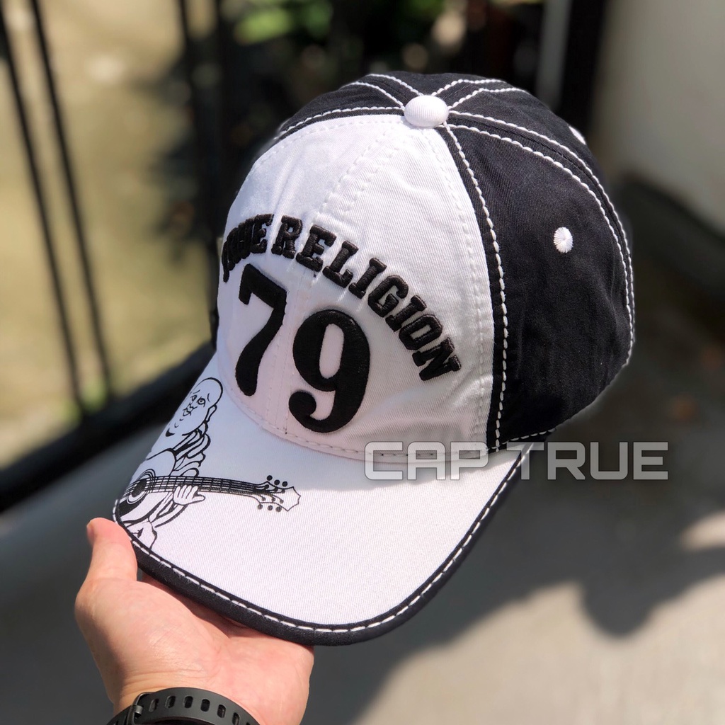 Mũ Lưỡi Trai Thời Trang Nam Nữ - Nón Ông Địa TRUE RELIGION 79 Đen Mang Đến Nhiều Tài Lộc