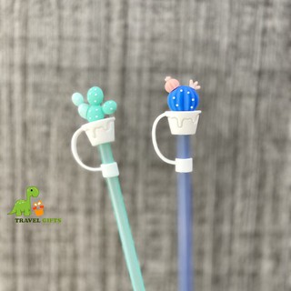 Combo ống hút và nút đậy tránh bụi bẩn và chống tràn