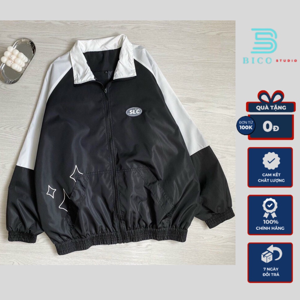 Áo khoác nam nữ siêu đẹp form rộng với chất dù 2 lớp dày dặn sản phẩm tốt hàng cao cấp Bc421