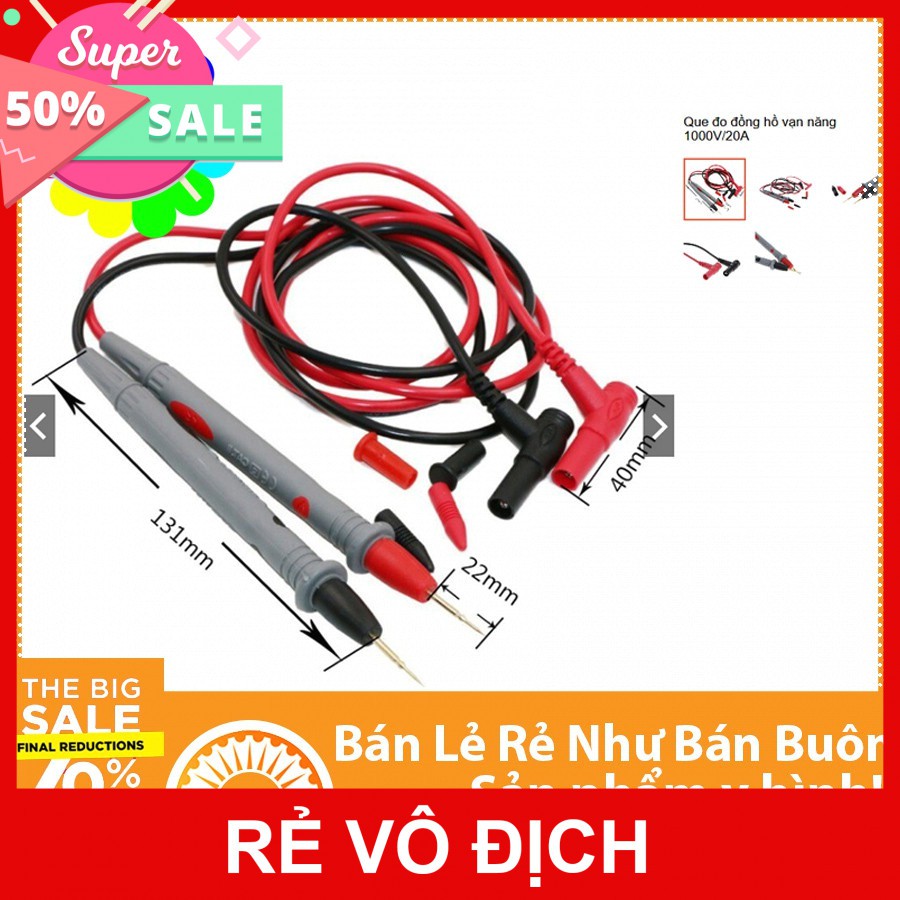 Que đo đồng hồ vạn năng 1000V