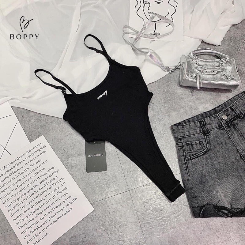 Body suit  Marry thời thượng dễ phối đồ nhất năm, Áo liền thân hai dây chất borip co dãn bốn chiều cao cấp | BigBuy360 - bigbuy360.vn