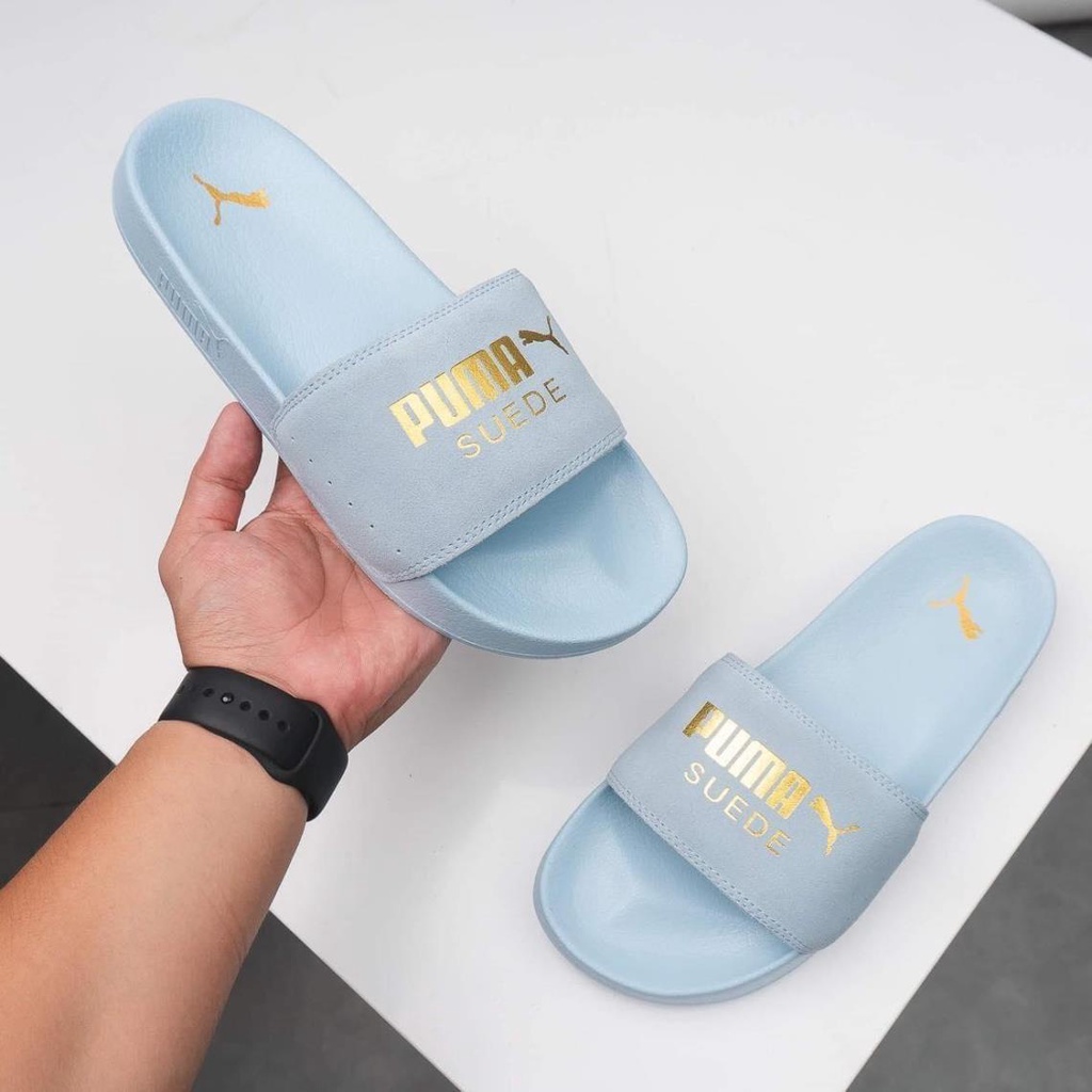 DÉP PUMA DA LỘN MÀU XANH BABY CỰC XINH XỈU**MUA 1 TẶNG 1**** 7384