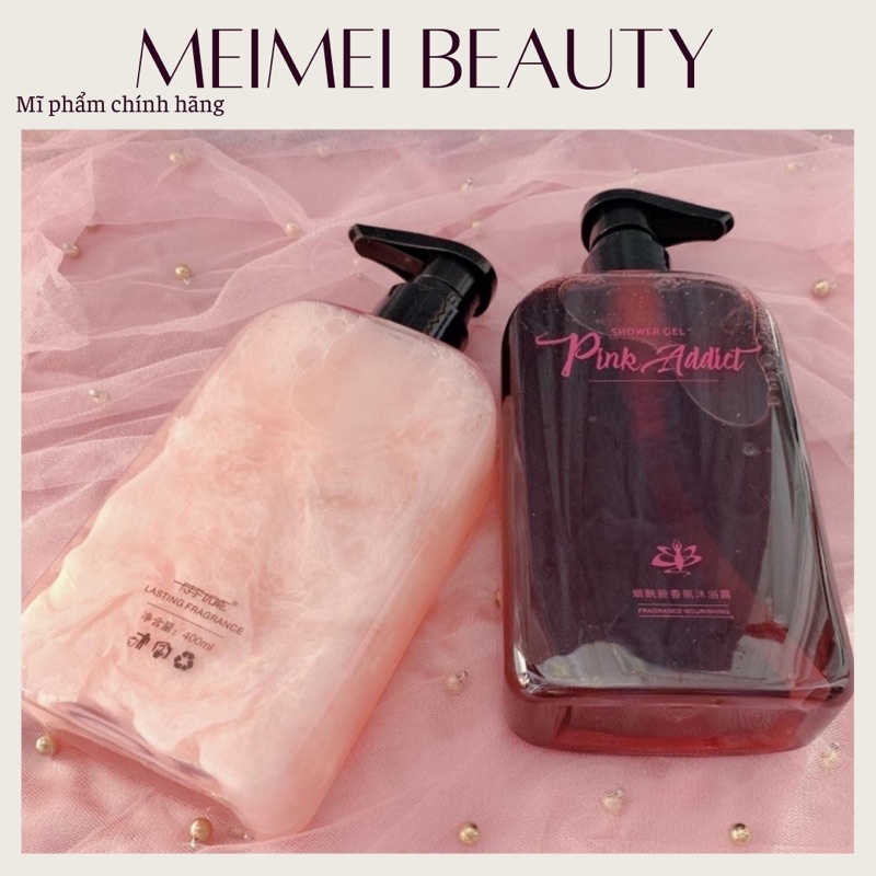 Sữa tắm nước hoa PiNK ADDICT 420ML DIY tự pha Hương thơm quyến rũ và bí ẩn Lưu hương lâu dưỡng ẩm sáng da mờ thâm ST02 | BigBuy360 - bigbuy360.vn