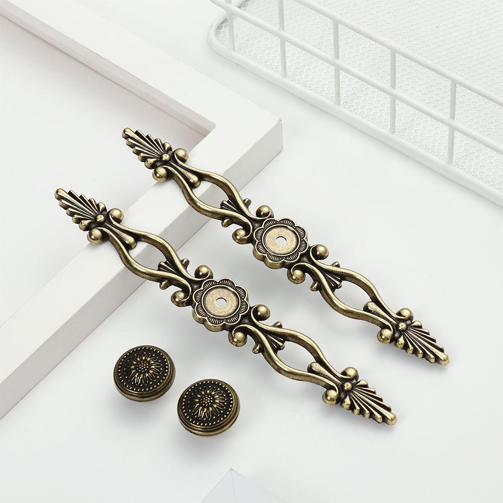 Tay Nắm Cửa Tủ Nhà Bếp Thiết Kế Đục Lỗ Phong Cách Vintage