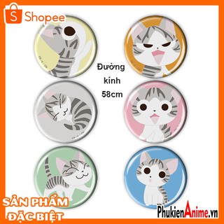 Shop Anime Hcm - SET 6 huy hiệu Anime Chi's Sweet Home - MÁI ẤM CỦA MÈO CHII