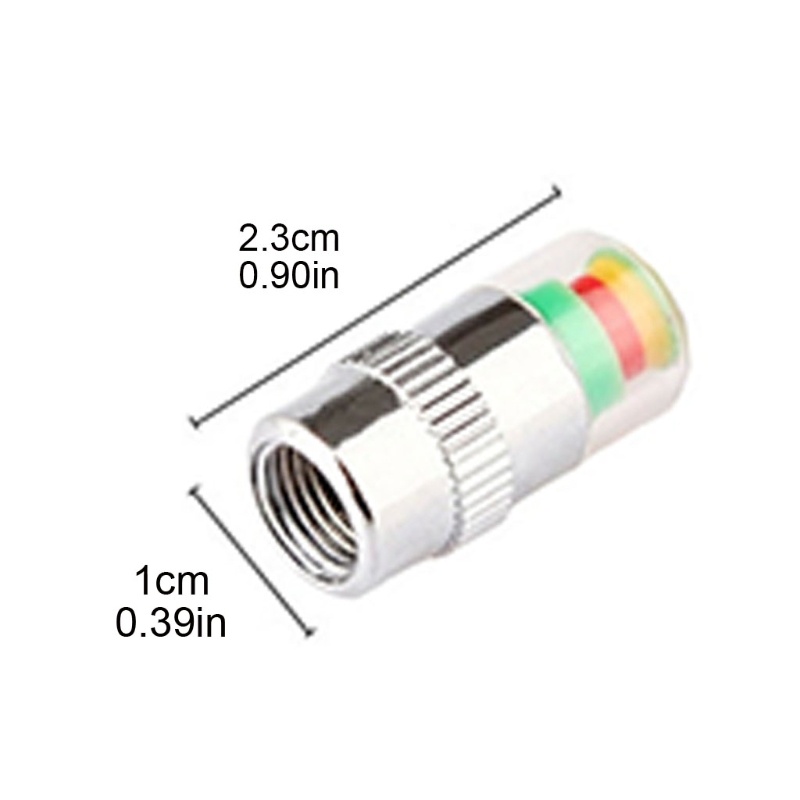 ✿ Bộ 4 Nắp Cảm Biến Áp Suất Lốp Xe Hơi 2.4 Bar