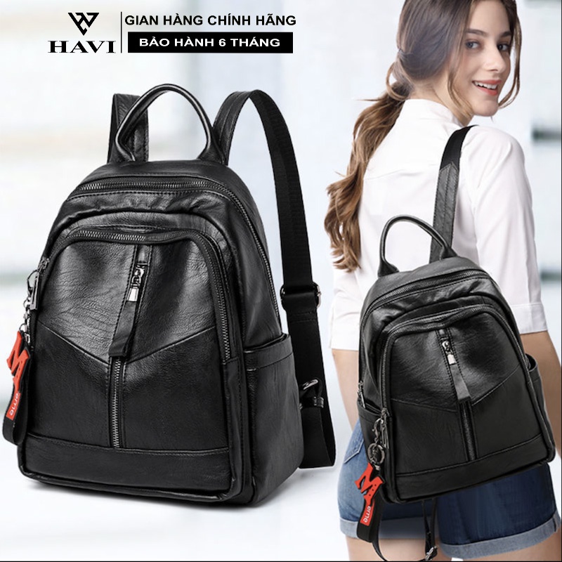 Balo Da Nữ Đi Học, Đi Làm, Đi Chơi Thời Trang Giá Rẻ Havi tiện dụng TX039