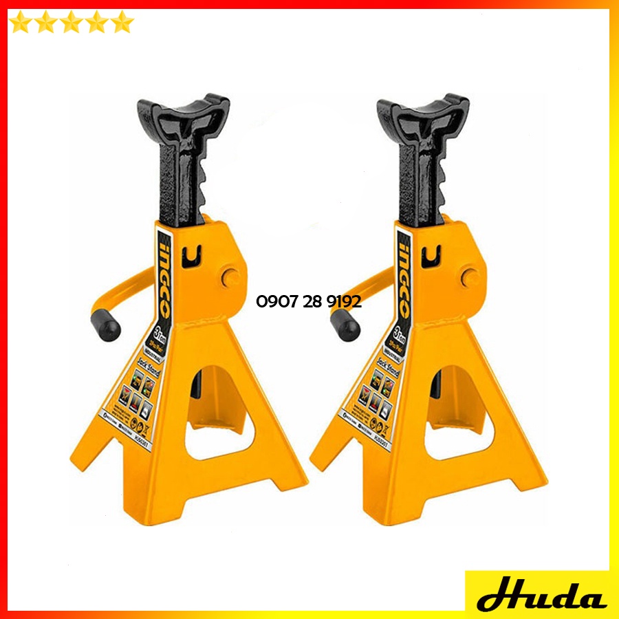 Mễ Kê Ngựa Con Đội Kê ô tô 2 tấn 3 tấn Chiều cao nâng tối thiểu 2700m Chiều cao nâng tối đa 410mm Total Ingco