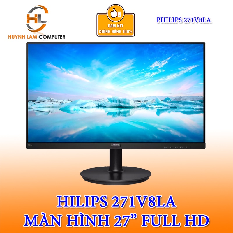 Màn hình Philips 271V8B 27inch (27 IPS FHD 100Hz, HDMI+VGA) Chính hãng phân phối